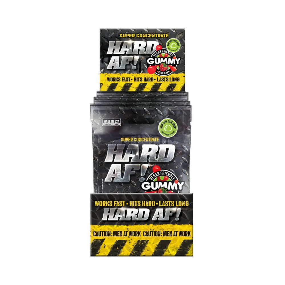 Hard Af Gummy Male Enhancement 20-Piece Display 1