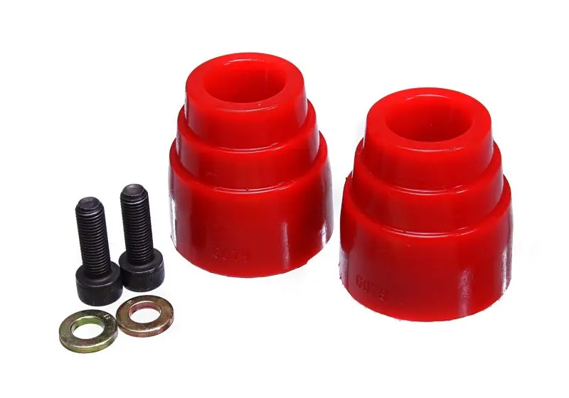 Energy Suspension 1996-2009 Toyota 4Runner Rear Bump Stops (Red) 1