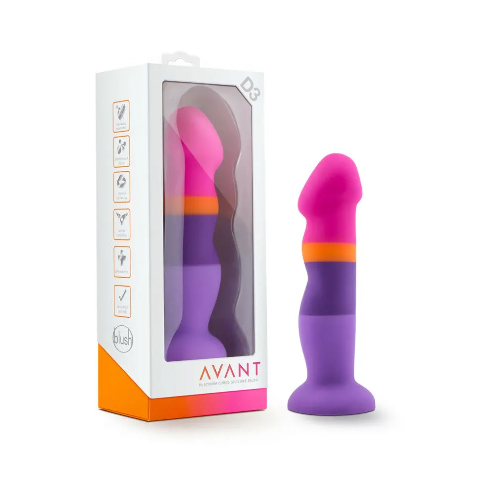 Avant D3 Summer Fling 8 In. Silicone Dildo 1