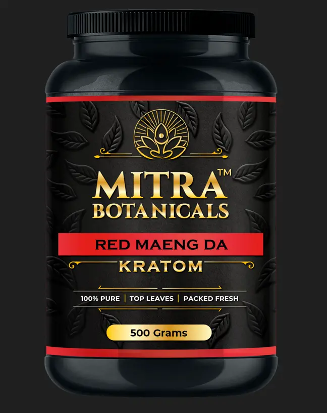 Mitra Botanicals Red Maeng Da – Kratom (500 Grams Powder) 1