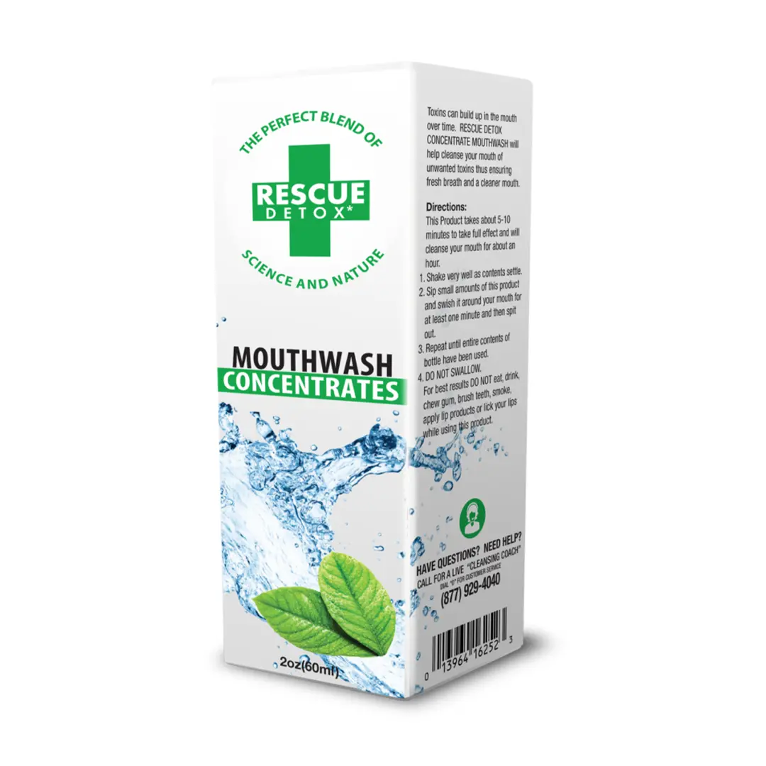Rescue Detox Mouthwash Concentrates 1