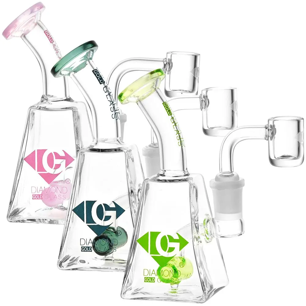 Diamond Glass Sp Mini Dab Rig - 5.25" / 14Mm F 1