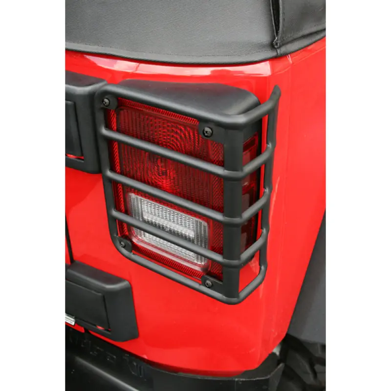 Rugged Ridge 07-18 Jeep Wrangler Black Tail Light Euro Guards 1