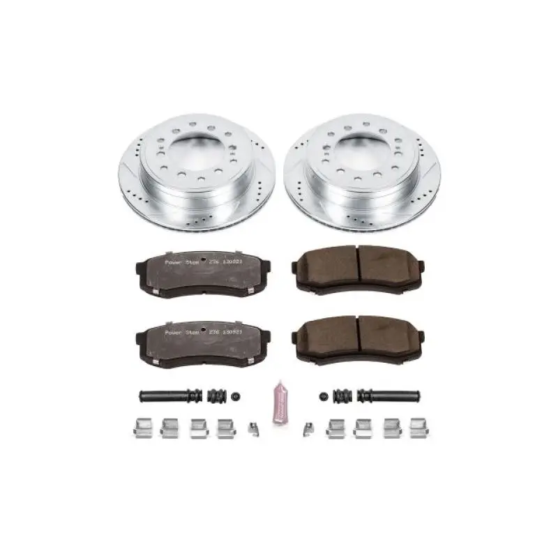 Power Stop 10-19 Lexus Gx460 Rear Z36 Truck & Tow Brake Kit 1