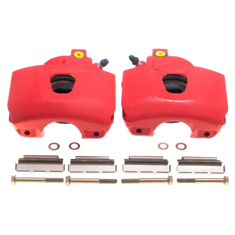 Power Stop 94-96 Ford Bronco Front Red Calipers - Pair 1