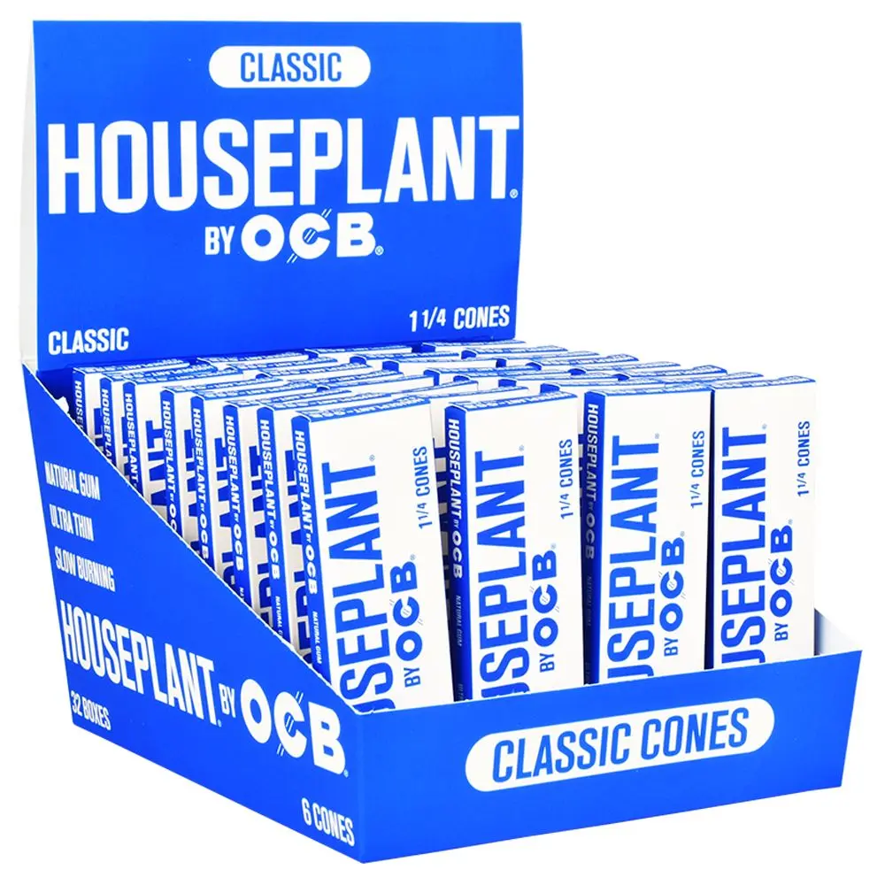 Houseplant By Ocb Cones - Classic / 6Pc / 1 1/4" 32Ct 1