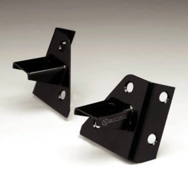 Kc Hilites 86-95 Jeep Yj Windshield Hinge Light Mount Bracket Set (Pair) - Black 1