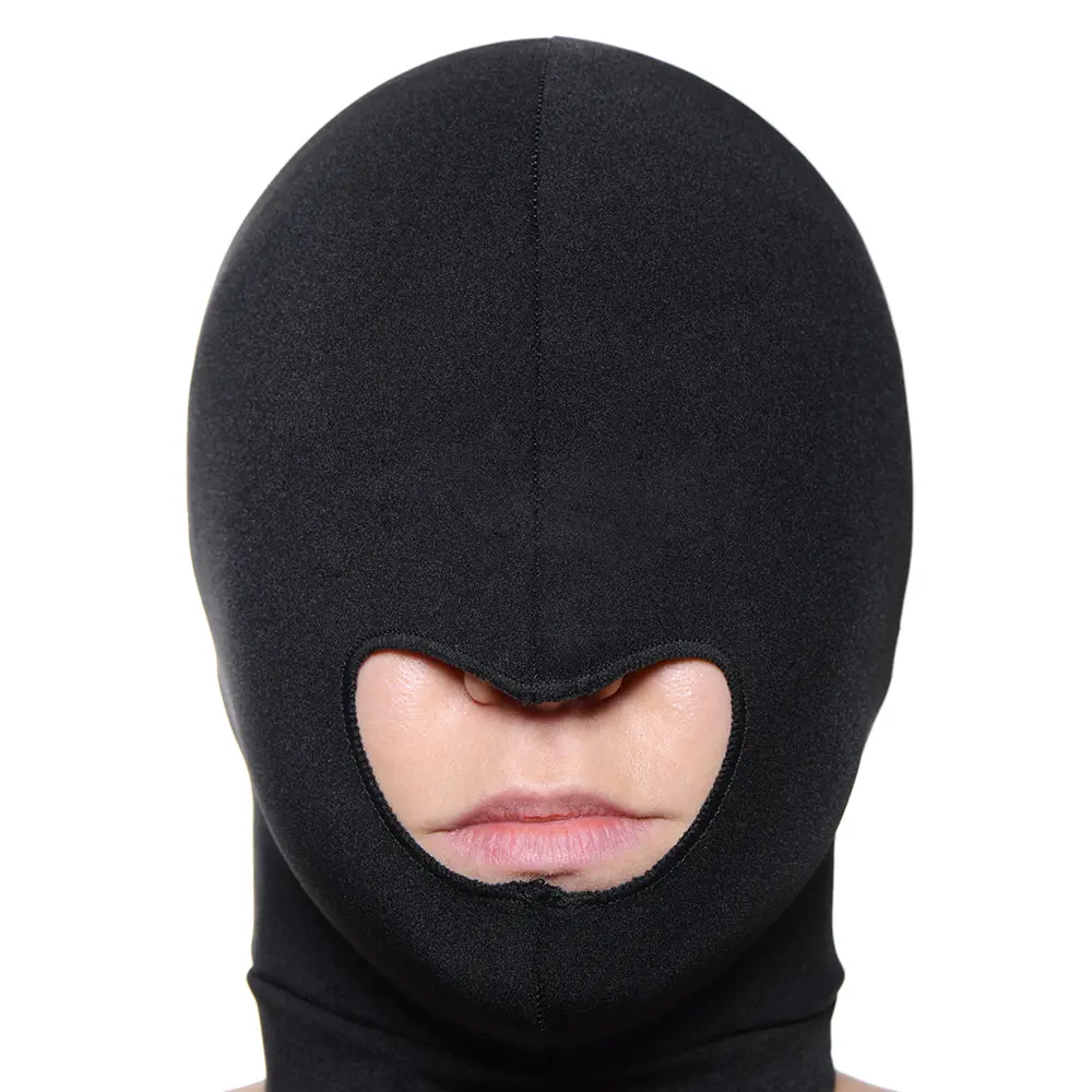 Masters Façade Spandex Hood With Mouth Hole (Black) 2