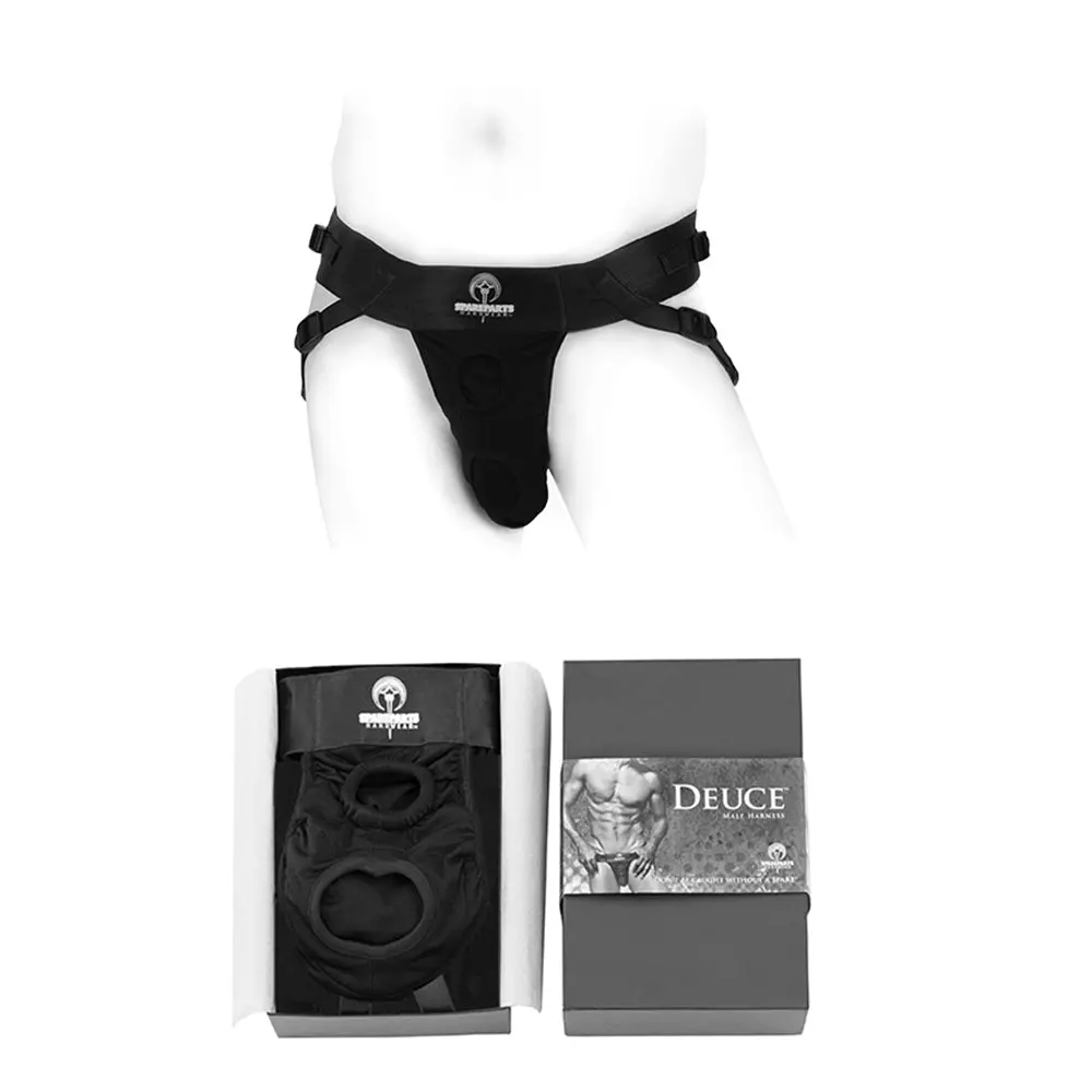 Spareparts Deuce Double Strap Harness Black Size B Magnum 1
