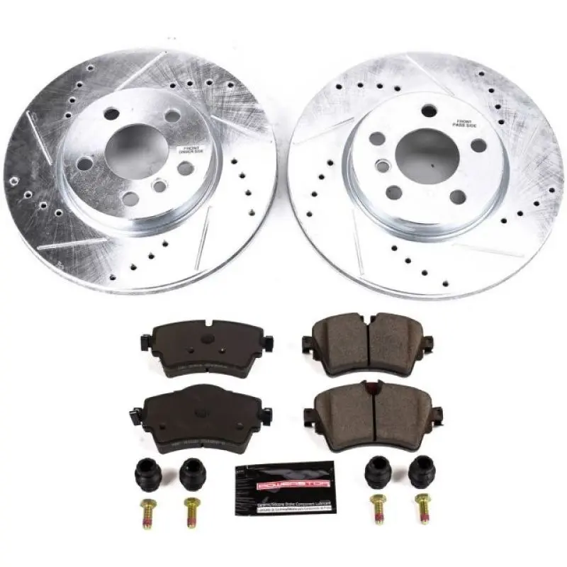 Power Stop 14-19 Mini Cooper Front Z23 Evolution Sport Brake Kit 1