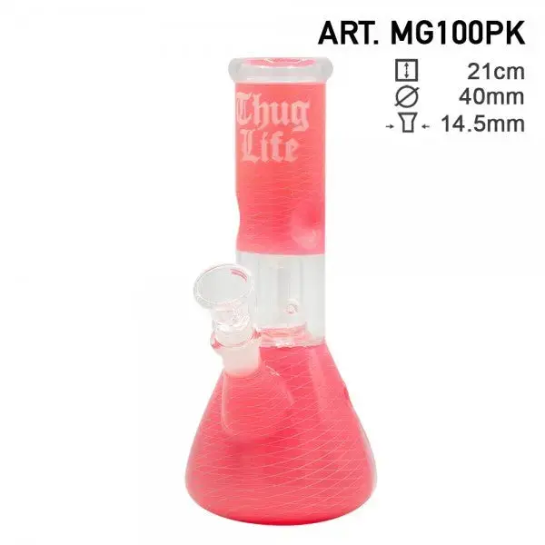 Thug Life | 8" Pink Dream Water Pipe 1