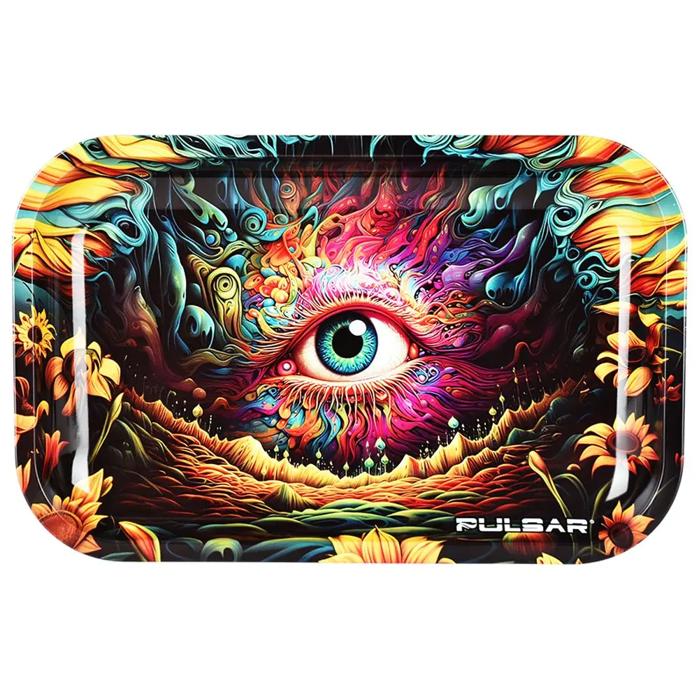 Pulsar Metal Rolling Tray - Sunflower Of The Mind / 11"X7" 1