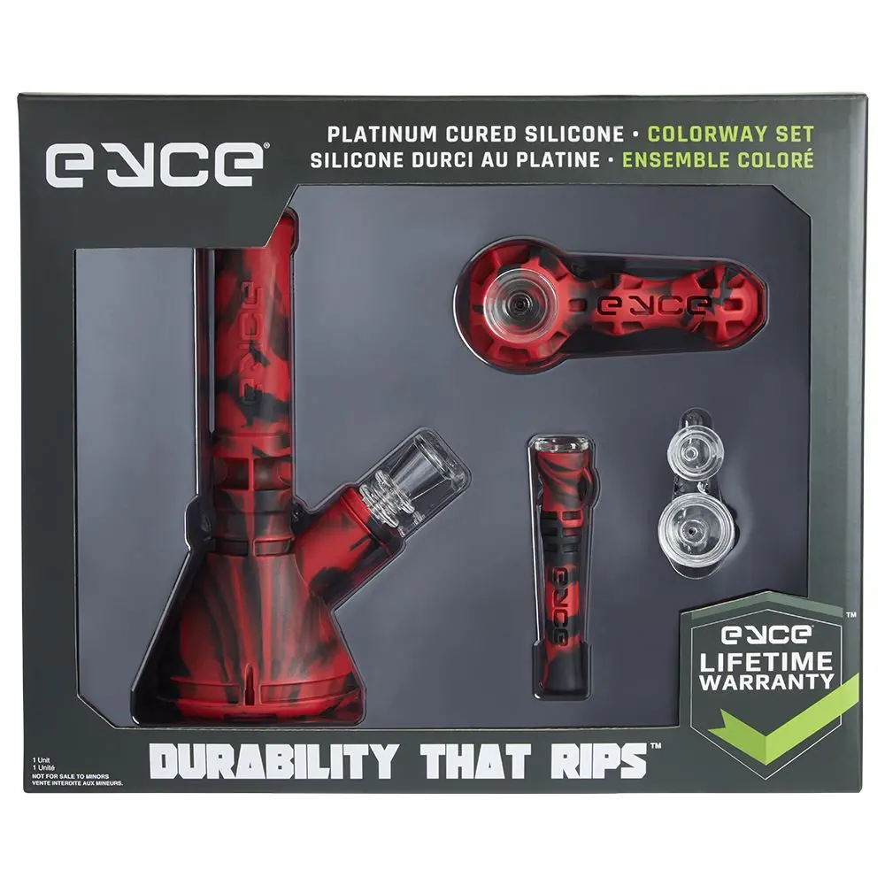 Eyce Colorway Silicone Herb Pipes Box Set | 5Pc 6