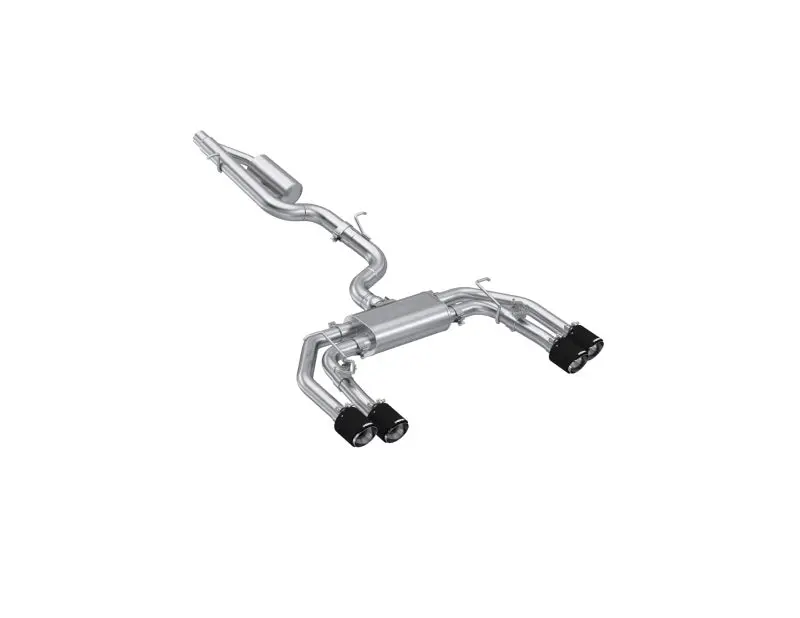 Mbrp 2022+ Audi S3 3In Cat Back W/ Quad Carbon Fiber Tips- T304 1