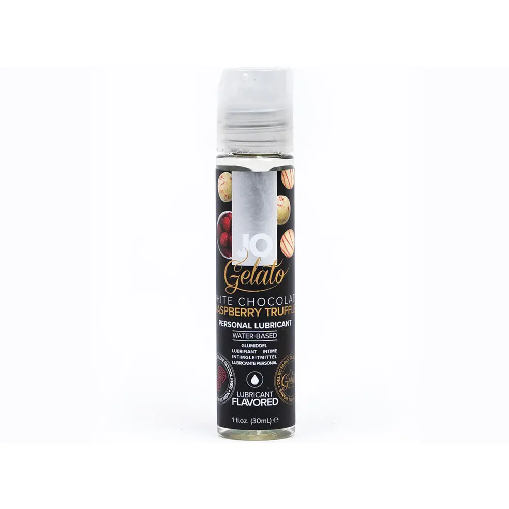 Jo Gelato White Chocolate Rasberry Truffle Water-Based Lubricant 1 Oz. 1