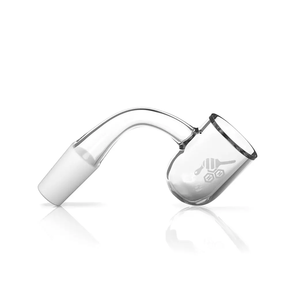 Honey Bevel Bowl Quartz Banger - 90° Degree | Yl 1