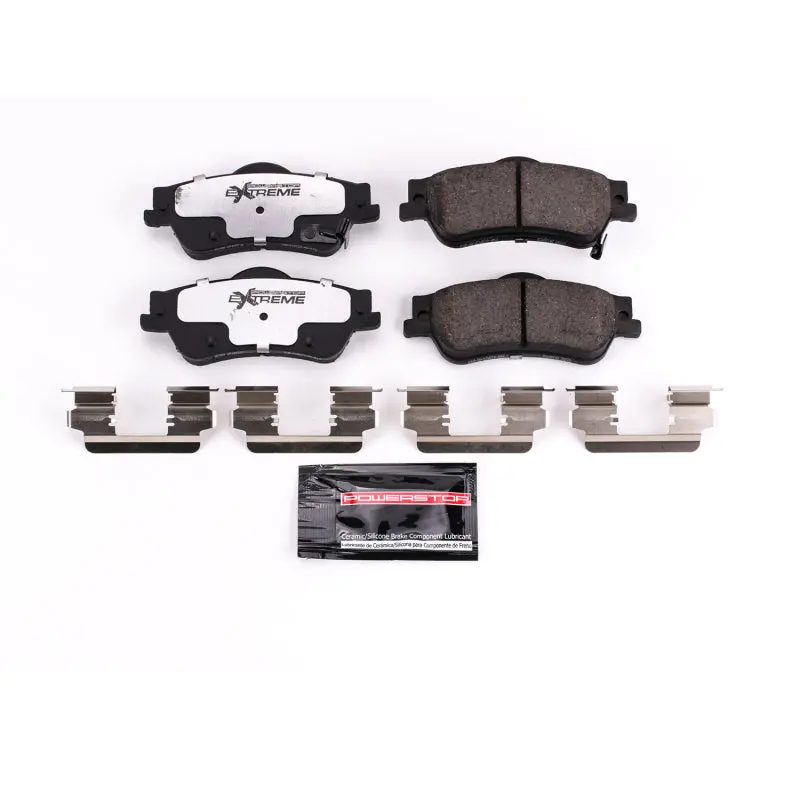 Power Stop 11-17 Chevrolet Caprice Rear Z26 Extreme Street Brake Pads W/Hardware 1