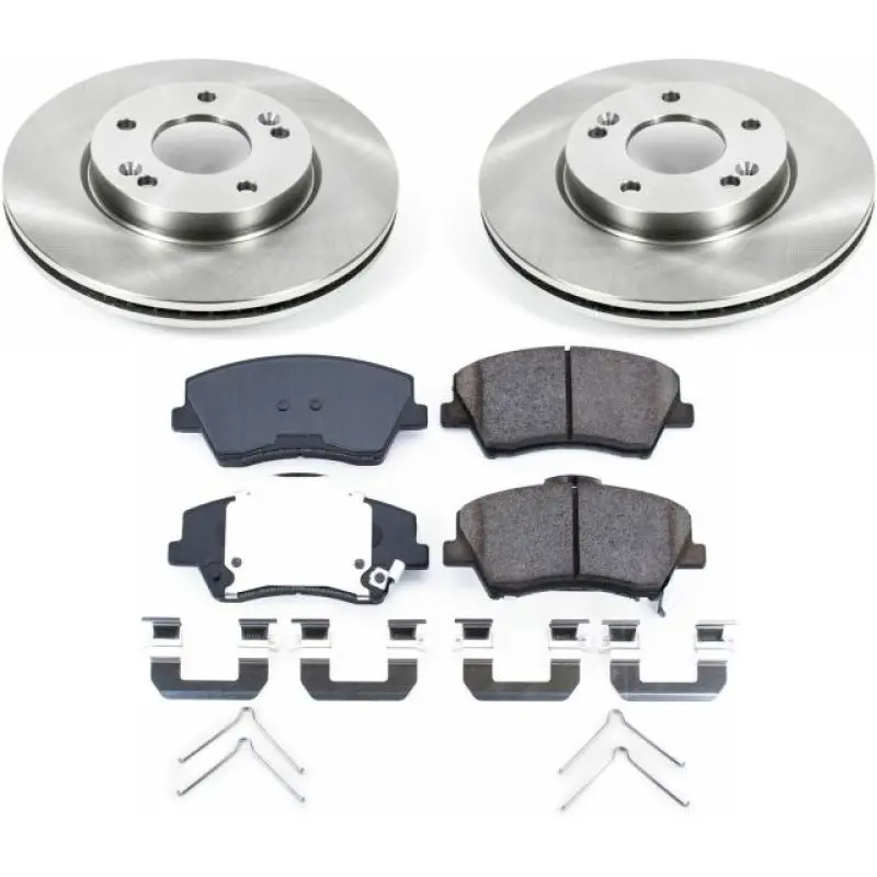 Power Stop 17-19 Hyundai Elantra Front Autospecialty Brake Kit 1