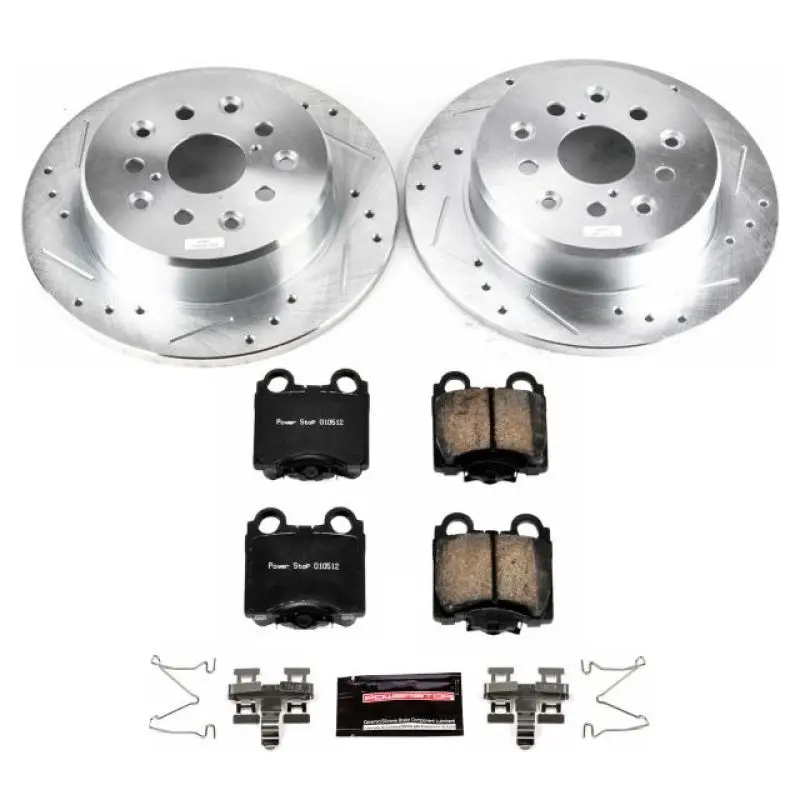 Power Stop 98-05 Lexus Gs300 Rear Z23 Evolution Sport Brake Kit 1