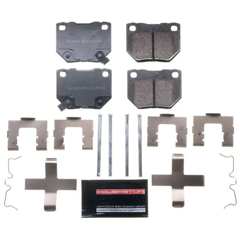Power Stop 90-96 Nissan 300Zx Rear Z23 Evolution Sport Brake Pads W/Hardware 1