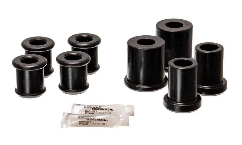 Energy Suspension 04-09 Cadillac Xlr/Xlr-V / 97-12 Corvette Black Front End C/A Bushing Set 1