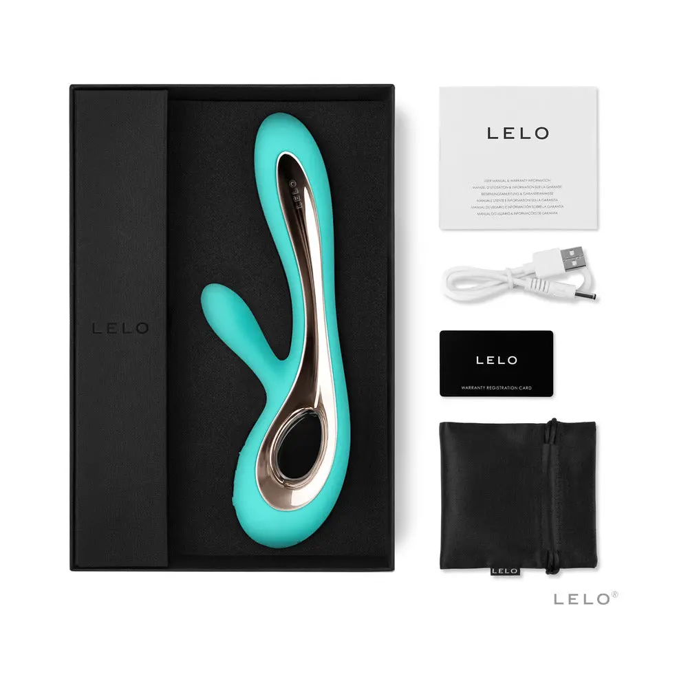Lelo Soraya 2 Rechargeable Rabbit Vibrator Aqua 1