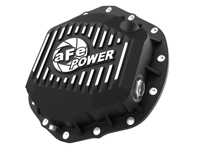 Afe Street Series Rear Differential Cover Black W/ Machined Fins 19-20 Ram 2500/3500 1