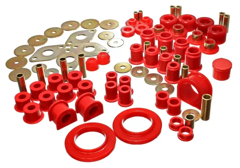 Energy Suspension 01-04 Toyota Tacoma Red Hyper-Flex Master Bushing Set 1