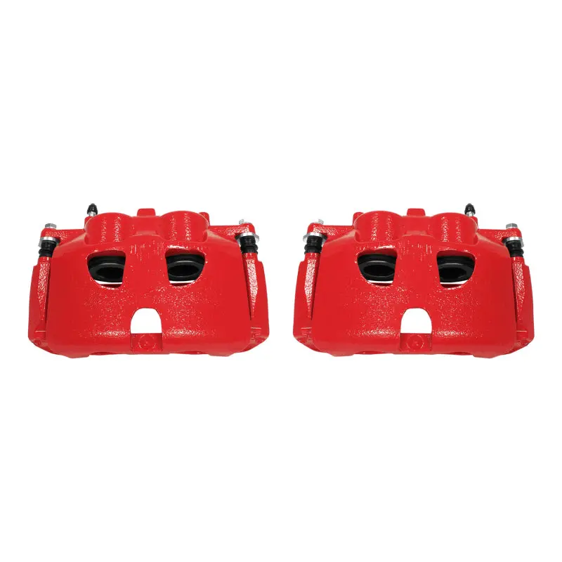 Power Stop 10-17 Ford Expedition Front Red Calipers W/Brackets - Pair 1