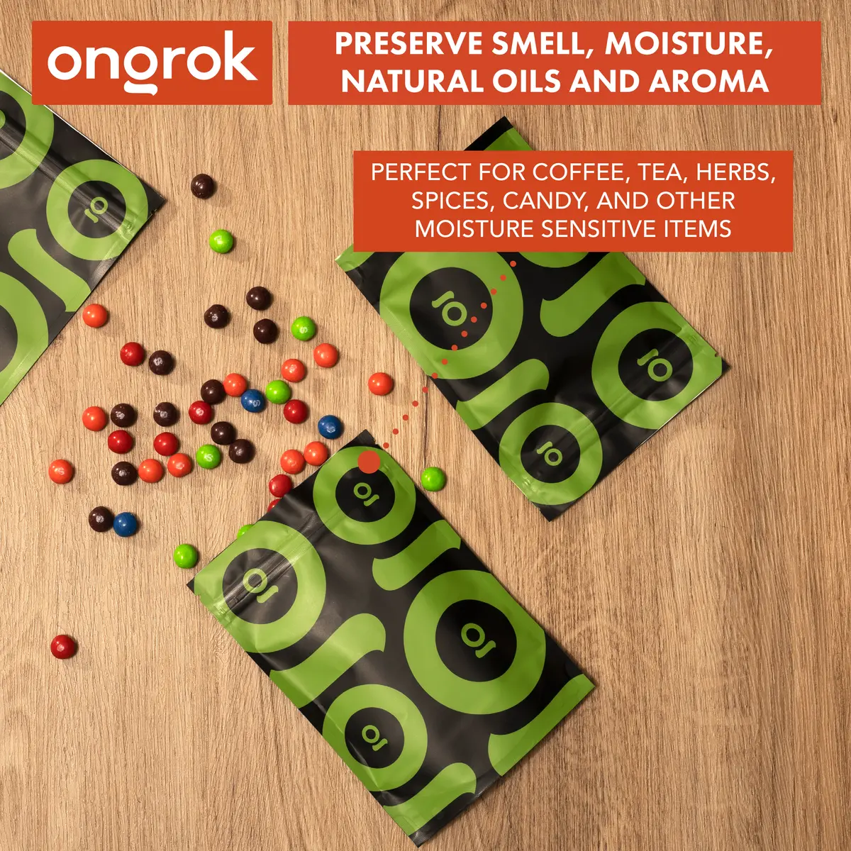 Ongrok Color-Coded Mylar Bags 1