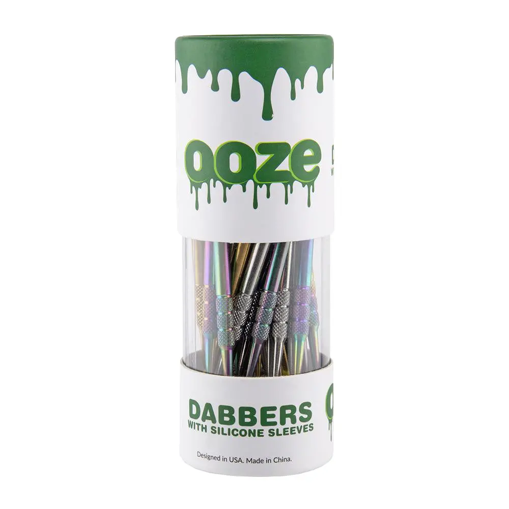 Ooze Dabber W/ Silicone Sleeve - 4.75" / Asst - 30Pc Display 1