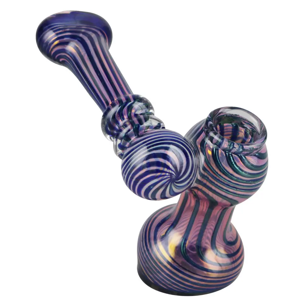 Gold Fumed Sidecar Bubbler - 3.5" 1