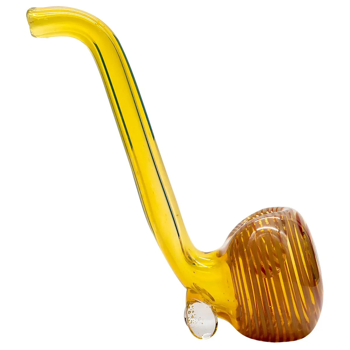 La Pipes "Flaco" Skinny Glass Sherlock Pipe 2