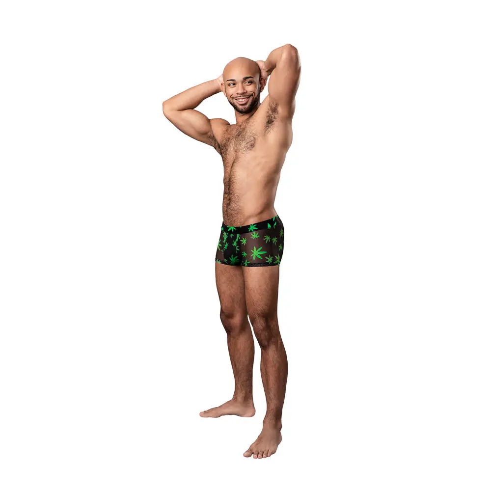 Male Power Hazy Dayz Pouch Short Pot Leaf Xl 1