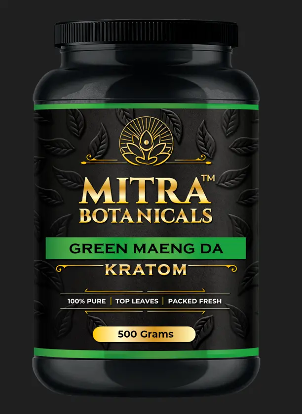 Mitra Botanicals Green Maeng Da – Kratom (500 Grams Powder) 1