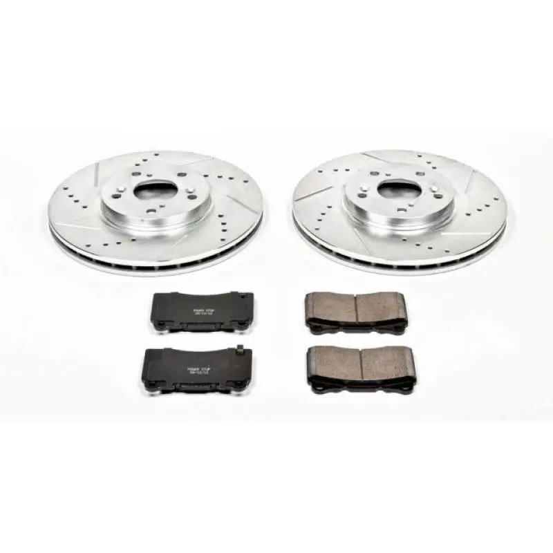 Power Stop 04-08 Acura Tl Front Z23 Evolution Sport Brake Kit 1
