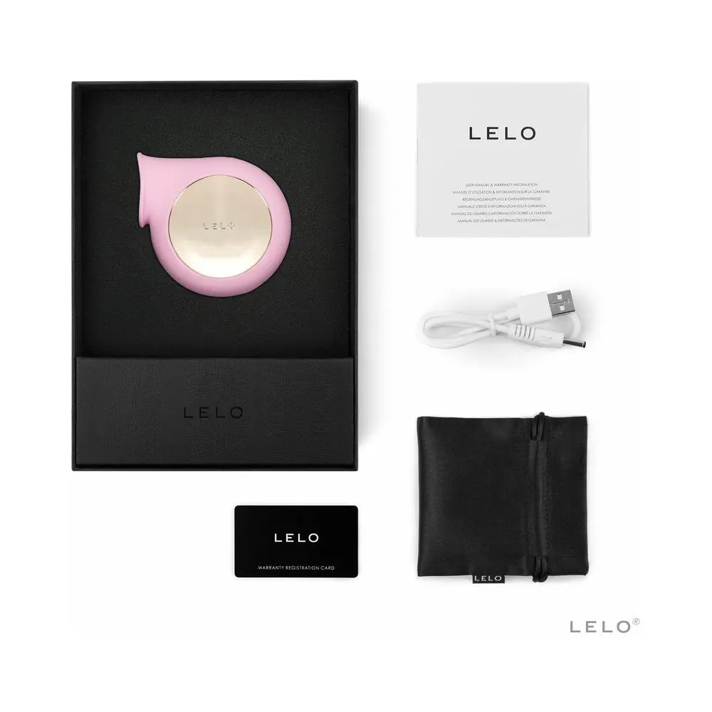 Lelo Sila Rechargeable Sonic Clitoral Stimulator Pink 1