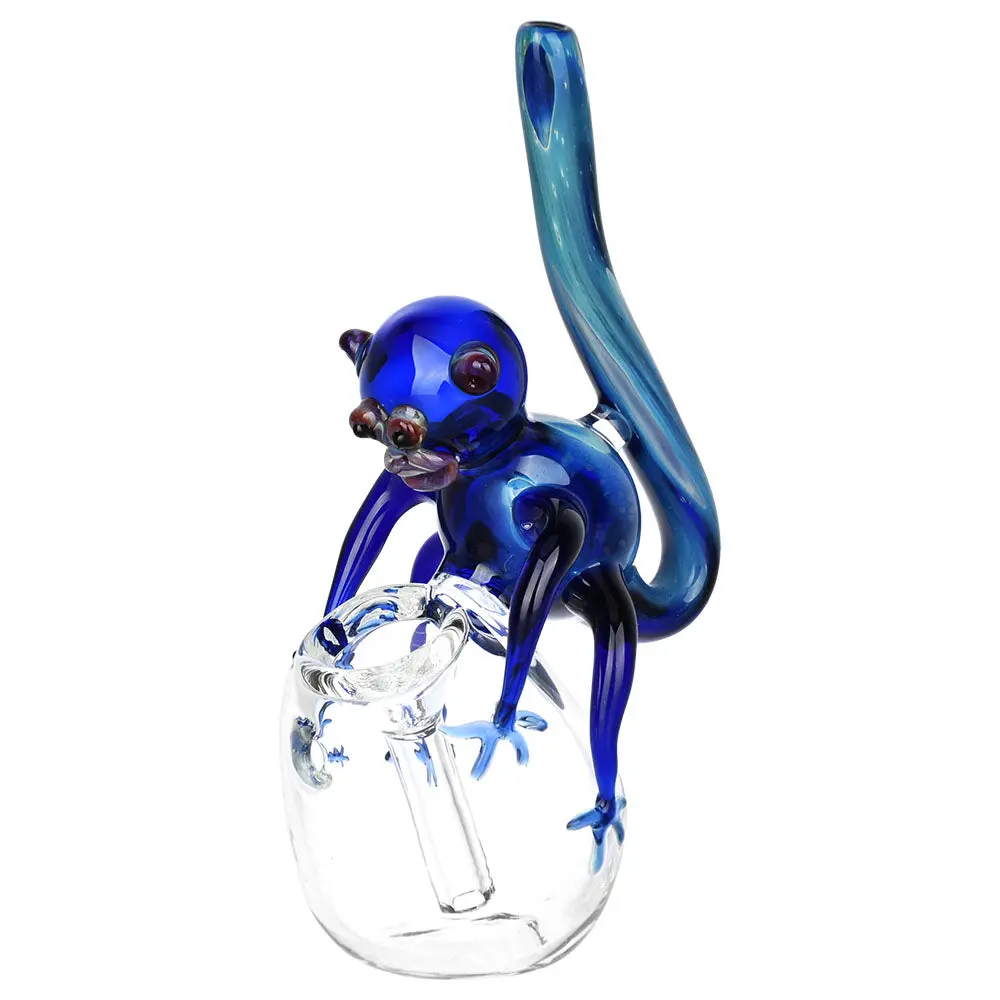 Blue Monkey Bubbler Pipe - 5.75" 1