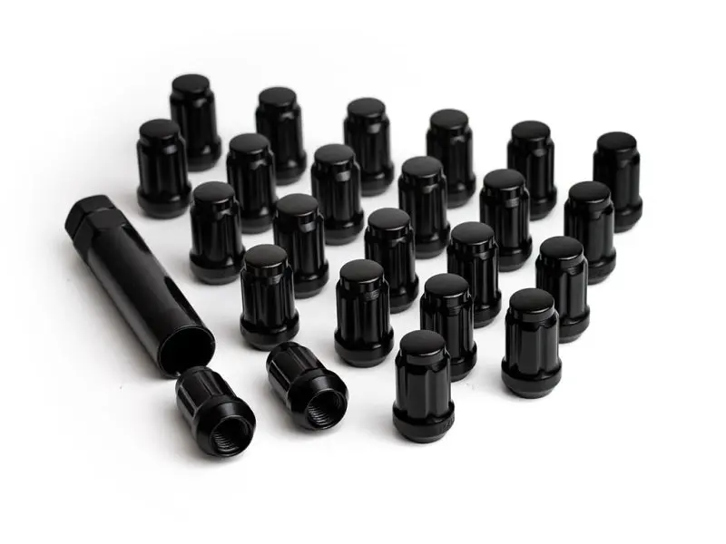 Icon Alloys Lug Nut Kit Black - 12X1.5 - 24 Lug Nuts W/ Key 1