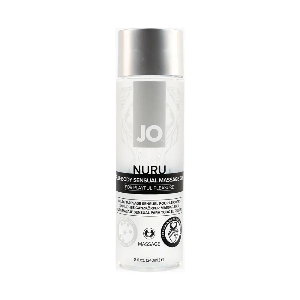 Jo Nuru Full-Body Sensual Massage Gel 8 Oz. 1