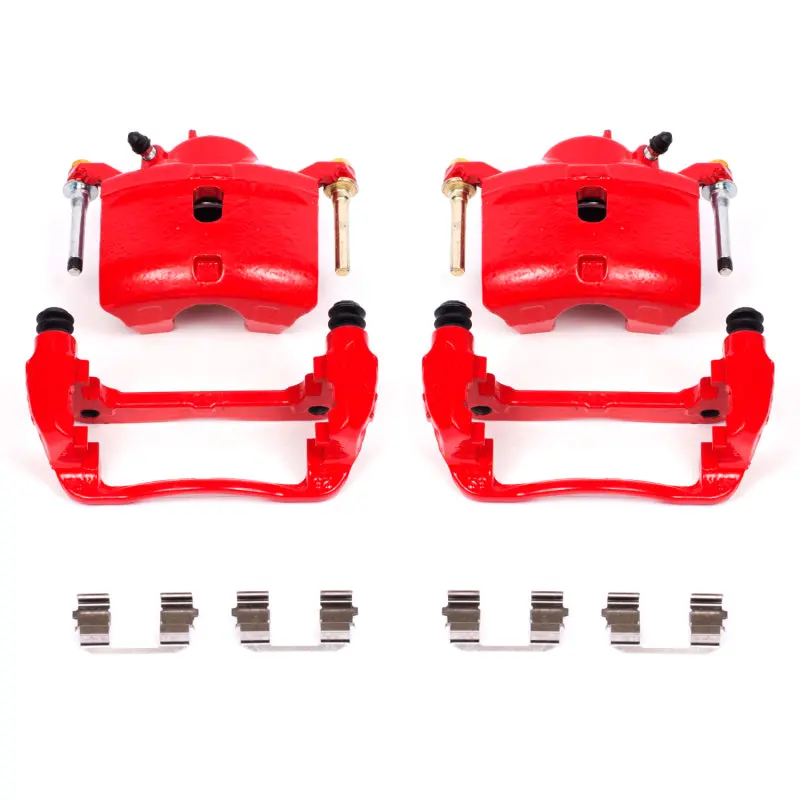 Power Stop 13-15 Acura Ilx Front Red Calipers W/Brackets - Pair 1