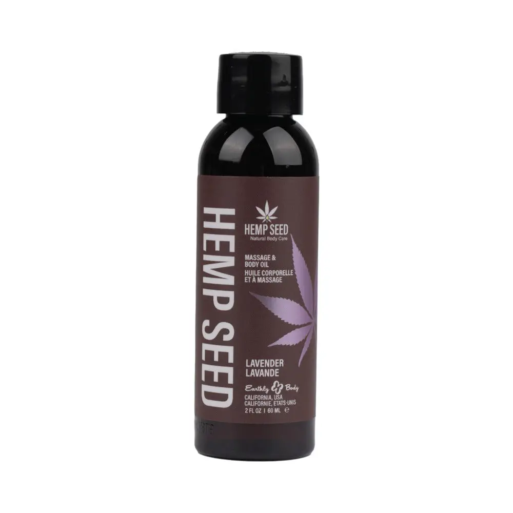 Earthly Body Massage Oil Lavender 2Oz 1