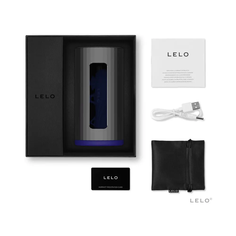 Lelo F1s V2 Masturbator Gunmetal/Midnight Blue 1