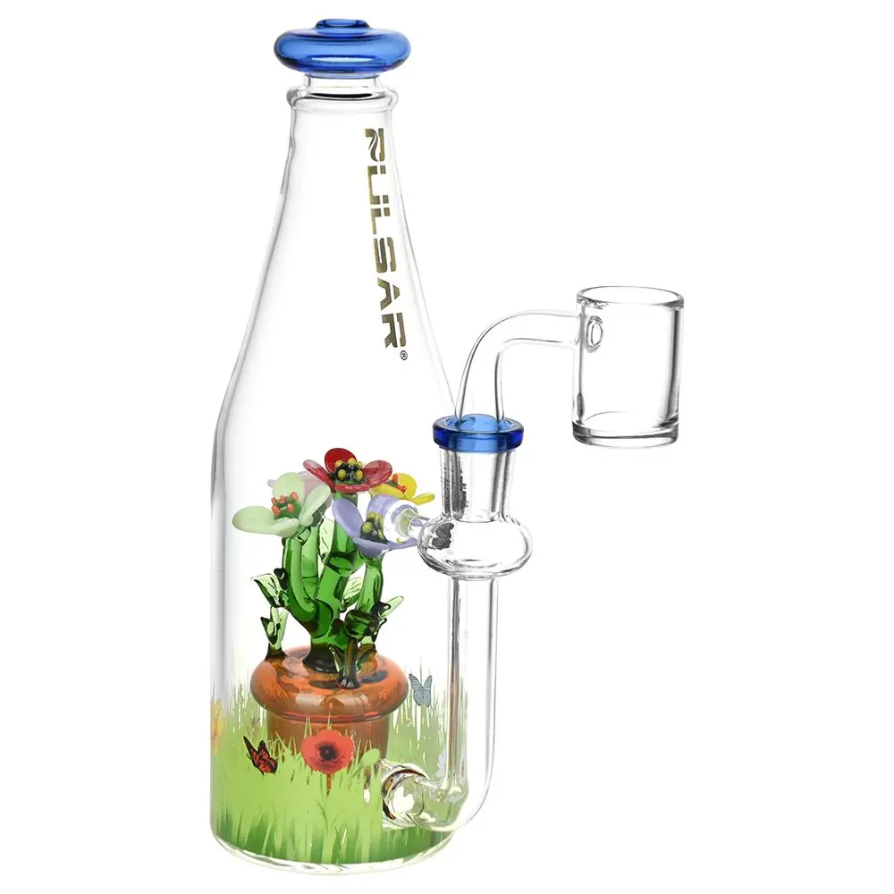 Pulsar Flower Garden Bottle Rig - 8.5" / 14Mm F 1
