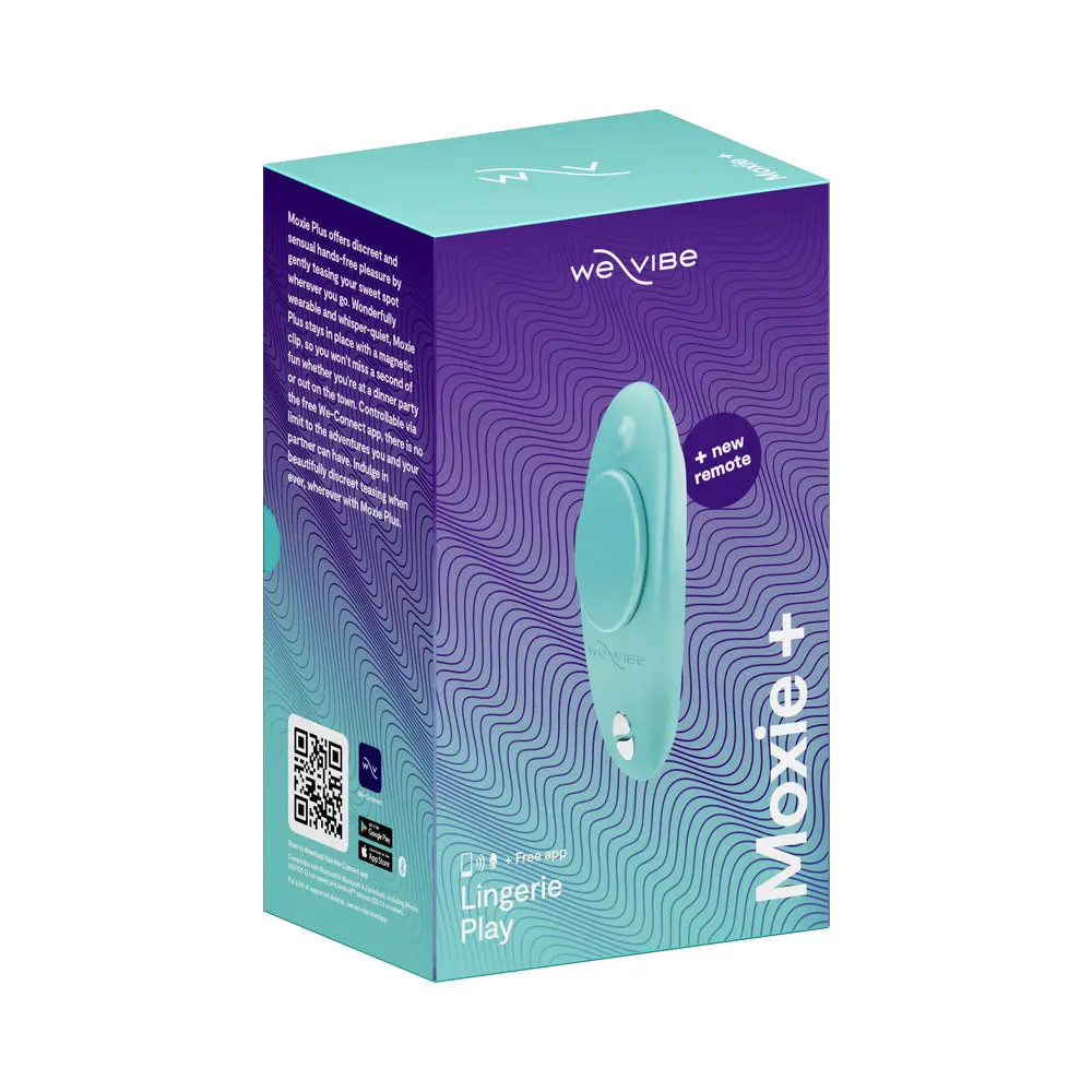 We-Vibe Moxie+ Wearable Clitoral Vibrator Teal 1