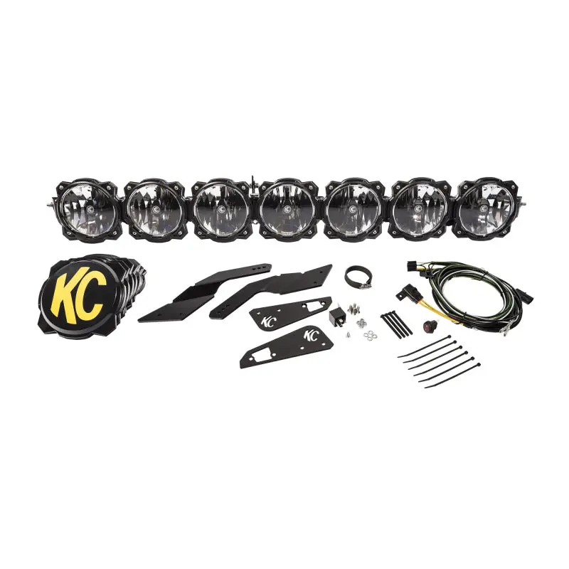Kc Hilites Can-Am X3 45In. Pro6 Gravity Led 7-Light 140W Combo Beam Overhead Light Bar System 1