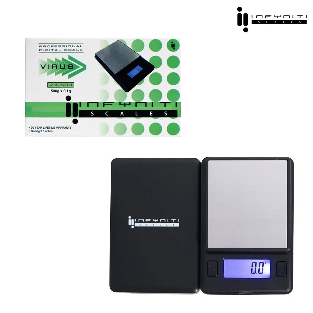 Virus; 500G X 0.1G, Pocket Scales 1