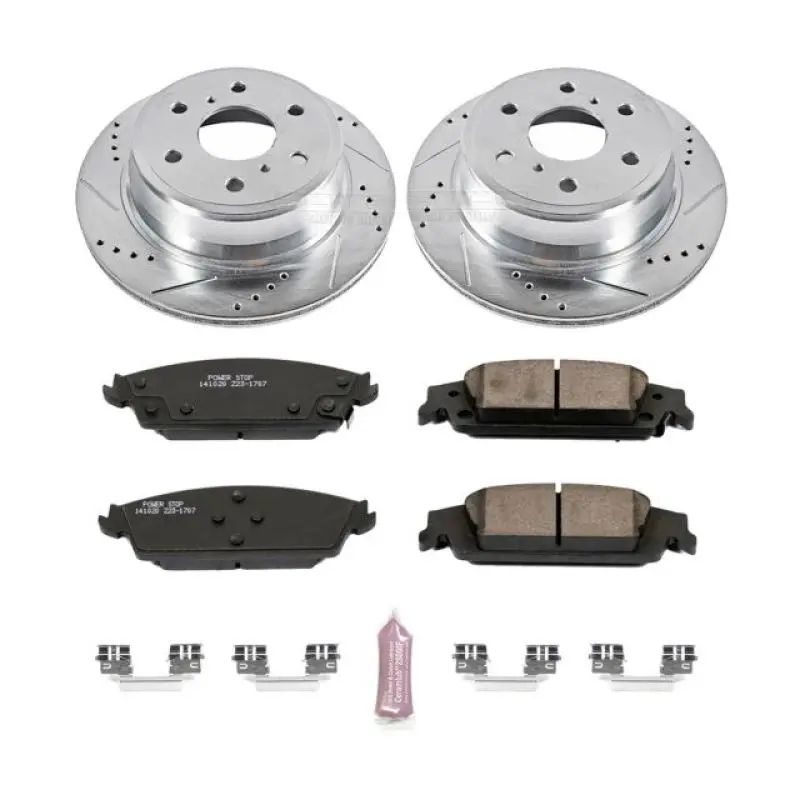 Power Stop 15-19 Cadillac Escalade Rear Z23 Evolution Sport Brake Kit 1