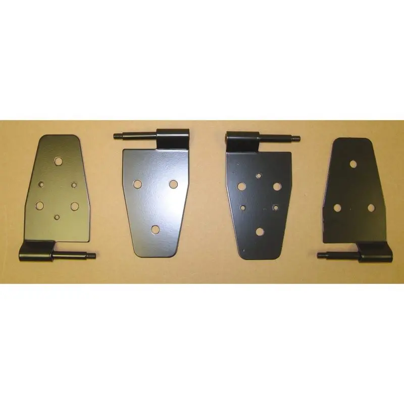Rugged Ridge 87-06 Jeep Wrangler Black Door Hinge Kit 1