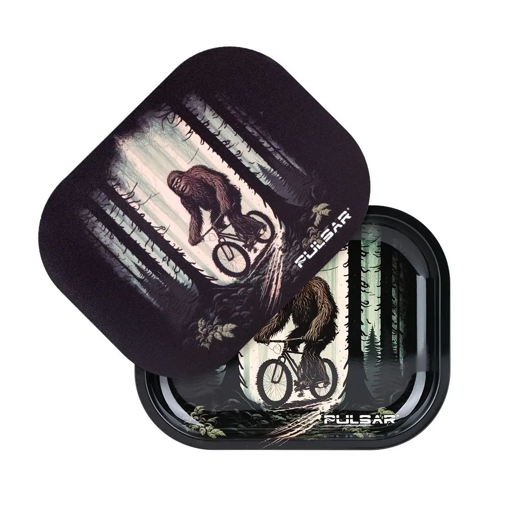 Pulsar Mini Rolling Tray & Lid Kit - Bigfoot Rides Again / 7"X5.5" 1